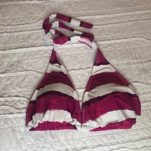 Old Navy Striped String Bikini Halter Top
